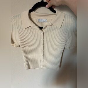 Urban Outfitters tan Crop top